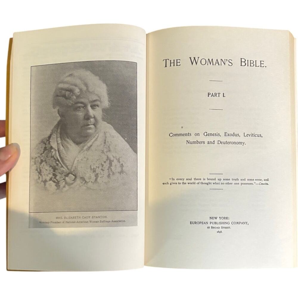 VTG 1974 First Edition The Woman's Bible Pt. I & II by Seattle Coalition, PB - Picture 4 of 6